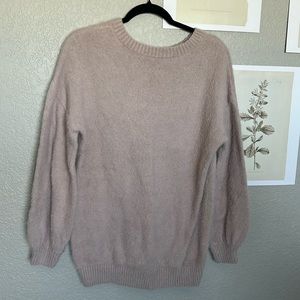 Amazon oversized fuzzy sweater